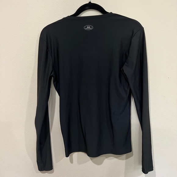Junior Black Under Armour Long Sleeve Top - Picture 2 of 3